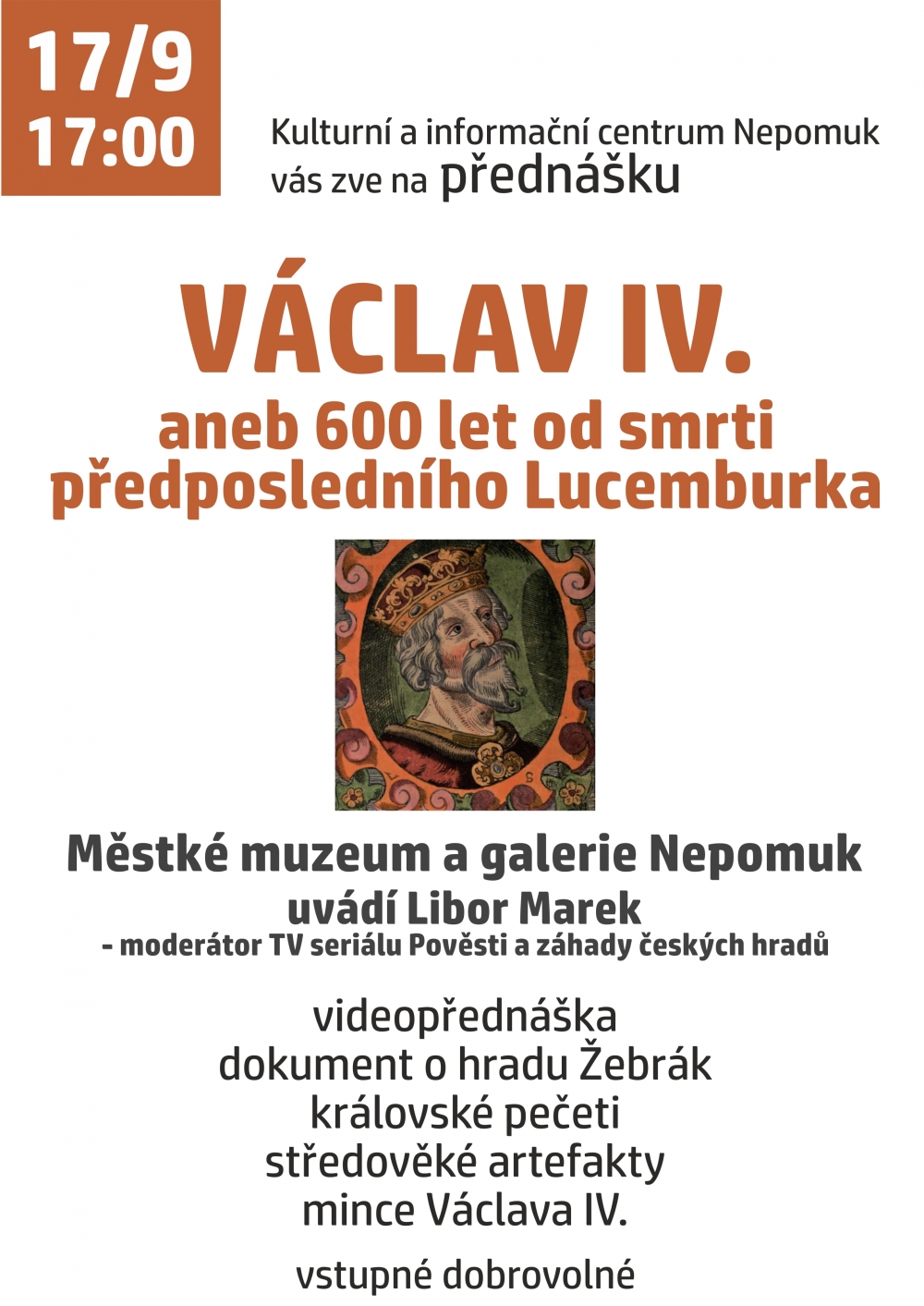 MKS Nepomuk - přednáška Václav IV.