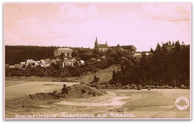 staré foto - hrad Rabštejn 1928