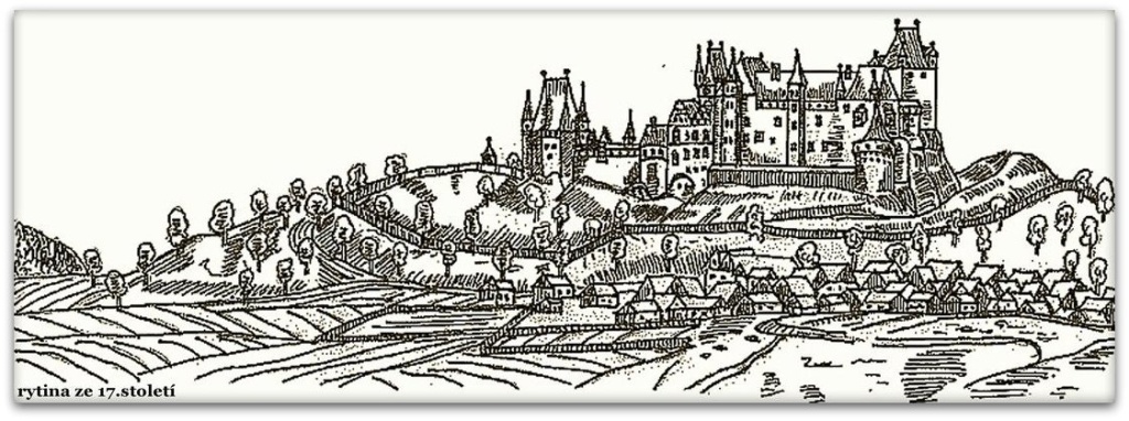 veduta - hrad Roupov Willenberg 1602