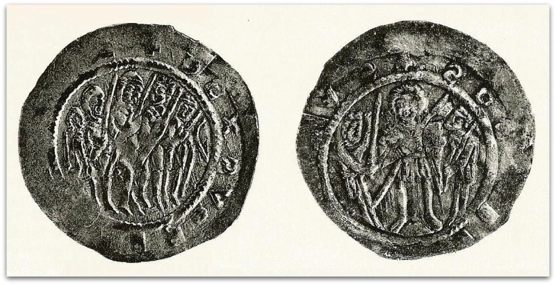 mince - denár Soběslava I. ( 1125 - 1142 )